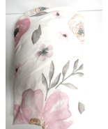 Sweet JoJo Designs Set of 2 Fitted Crib Sheets Pink Grey White Tan Floral - £23.25 GBP