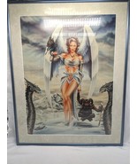 Michael Monte Moore Fantasy Angel Art Holding Sprite 24/250 18 1/2&quot; X 23... - $67.91 CAD