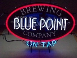 New Blue Point Brewing On Tap Lamp Wall Decor Light Neon Sign 24&quot;x20&quot; - £198.10 GBP