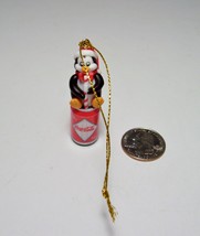 Coca Cola Ornament Penguin on Coke Can Mini Figure Trim A Tree Collection - £3.11 GBP