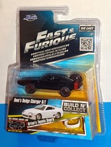JADA Toys 2015 Fast &amp; Furious Build N&#39; Collect 6/6 Dom&#39;s Dodge Charger O... - $9.00