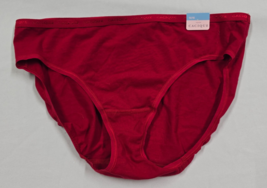 Cacique Hipster Panty Size 14/16 Red Cotton Stretch Briefts Lane Bryant NEW - $12.86