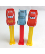 Lot of 3 Disney Cars Pez Dispensers 2 Lightning McQueen &amp; 1 Finn McMissi... - $184.53 MXN