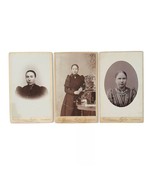 3 1880&#39;s Valdemar Myhre Svaneke Denmark CDV Card Fotograf Photos Bornhol... - £28.90 GBP