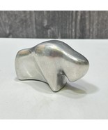 Vtg 70s Hoselton Aluminum Buffalo Bison #318 Sculpture Modern Minimal 3.... - £25.64 GBP