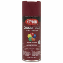 Krylon ColorMaxx Spray Paint &amp; Primer 12 Oz Various Colors New SATIN - $12.99