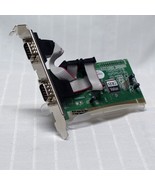 SIIG 2-port PCI Serial Adapter 550-Value JJ-P20511-S3 - £9.97 GBP