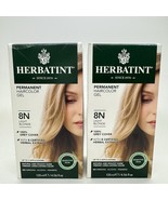 Herbatint Permanent Hair Color Gel 8N Light Blonde 2 Packs - $575.41 MXN