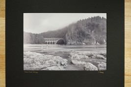 Tom Adams Nature Photography Cape Creek Bridge Oregon B&amp;W Photo Art 11X14 - £22.94 GBP