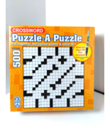 Jigsaw Puzzle-A-Puzzle Crossword FX Schmid 500 Pc - Includes Wipe-Off Pen! - $6.99