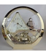 Rhythm Quartz Stairway To Heaven Quartz Clock Spinning Angels Pendulum G... - $90.00