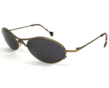 Vintage La Eyeworks Sonnenbrille VOX 455 Gold Rund Oval Rahmen Mit Black... - $55.57