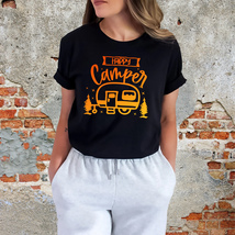 Happy Camper T-Shirt for Outdoor Enthusiasts Unisex Jersey Short Sleeve Tee - £15.77 GBP+