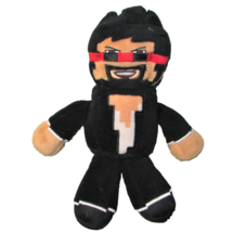 Minecraft Tube Heroes Plush Captain Sparklez Figure Stuffed Character 2015 8" - $9.00