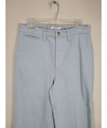 Madewell  Emmett Wide-Leg High Waist Crop Speckle Blue Pants Size 32X25 ... - $55.97 CAD