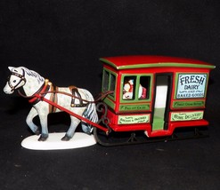 Retired Department 56 New England Village Accessory Dairy Delivery Sleigh 56622 - £40.08 GBP