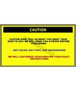 CUSTOM REG SECURITY SAFETY SIGN AUTHORIZED WORK HOME BUSINESS PHOTO ALL ... - $88.91 MXN+