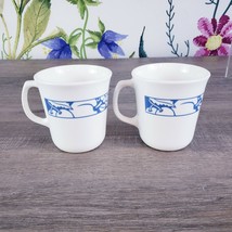 Corning Ware Corelle Harvest Time Coffee Cups Mugs Set of 2 Vintage - £7.59 GBP