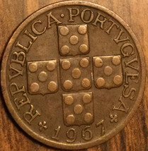 1967 Portugal 20 Centavos Coin - £1.46 GBP