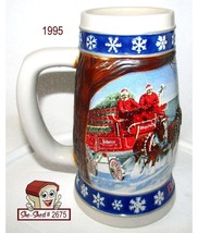 Vintage Anheuser-Busch Beer Mug 1995 Budweiser Lighting the Way Home Bee... - £11.76 GBP