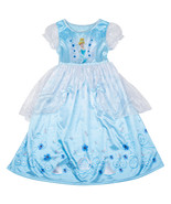 Cinderella Girl&#39;s Fantasy Gown Pajamas Blue - £27.92 GBP
