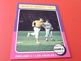 1975 1974 World Series Game 5 # 465 Topps !! - £27.52 GBP