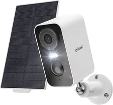 Iegeek Solar Security Cameras Wireless Outdoor With Solar, Works With Alexa - £39.34 GBP