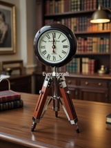 Tripod clock with adjustable stand for home and office decore - $115.00