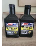 2 Pack Amsoil Signature Series 15w-40 max Duty Synthetic Diesel, 2 Quarts - $661.34 MXN