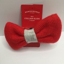Wondershop Pet Red Bowtie Collar Slide Dog Cat Bow Tie - £12.04 GBP