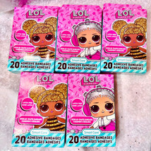 Lol Surprise Doll Fun 100 Adhesive Bandages Bandaids 20 Per Box / Lot Of 5 Boxes - £11.71 GBP