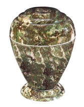 Large 235 Cubic Inch Georgian Vase Camouflage Cultured Marble Cremation Urn - £217.18 GBP