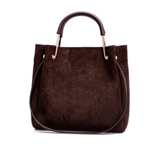 Vintage Women&#39;s Bag Shoulder Female Suede Leather Messenger Bag Women&#39;s Crossbod - £27.81 GBP