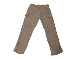 Men&#39;s Carhartt Carpenter Pants 34/30 Tan Excellent Condition - $22.28