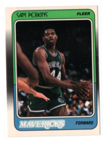 1988-89 Fleer Sam Perkins #31 NBA Basketball Card Dallas Mavericks EX - £1.30 GBP