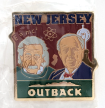 New Jersey Outback Steakhouse Enamel Pin Advertise Souvenir Einstein Edi... - $17.78 CAD
