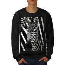 Wellcoda Safari Face Cute Animal Mens Sweatshirt, Africa Casual Pullover Jumper - £24.26 GBP+