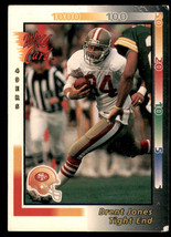 1992 Wild Card #342 Brent Jones San Francisco 49ers - £1.49 GBP