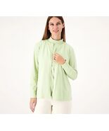 Denim &amp; Co Essentials Sz L (Large) Womens Mock Neck Tank Top &amp; Cardigan ... - $37.65 CAD