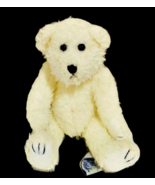 Vintage 1988 Chrisha Playful Plush White Teddy Bear Stuffed 8 Inch Joint... - £6.16 GBP