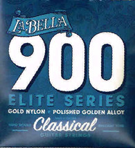 La Bella 900 Elite Series Gold Bylon Polished Golden Alloy Classical Guitar St.. - £12.85 GBP