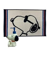 SNOOPY Cool Dog Red, White &amp; Blue Bath Rug and Soap Pump 2 PIECE SET! - $563.03 MXN