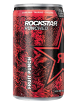 6 Cans Of Rockstar Punched Fruit Punch Energy Drink 222ml Each -Free Shipping - £21.66 GBP