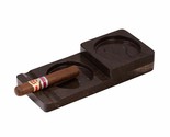 Bey Berk Marble Cigar Ashtray and Coaster Brown - £51.91 GBP