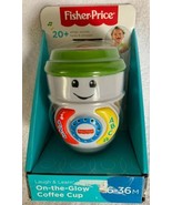 Fisher Price On The Glow Coffee Cup w/ 20+ Songs &amp; Sounds Toddlers 6M-3Y... - £18.46 GBP