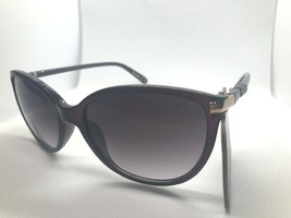 NEW NWT Revlon Womens Plum purple oversized Sunglasses sexy  RVN 49 Gold - £7.85 GBP