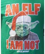 Star Wars Yoda An Elf I Am Not Large T-Shirt - £10.88 GBP