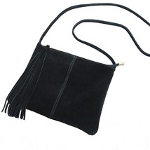 Suede Leather Fringed Shoulder Bag Female Envelope Small Crossbody Bag Women Nub - £51.96 GBP