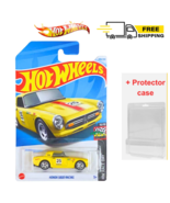 Hot Wheels Honda S800 Racing Yellow #209 HW Race Day 10/10 with case - $26.91