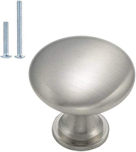 Cabinet Knobs Brushed Nickel Drawer For Dresser Drawers Metal 30 Pack NEW - £42.75 GBP